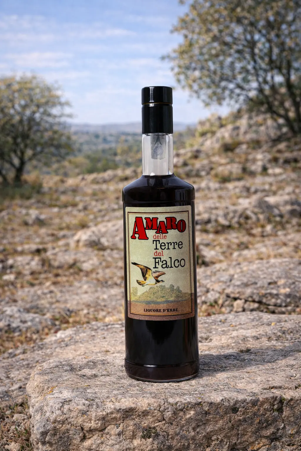 Amaro delle Terre del Falco, bottiglia da 700 ml